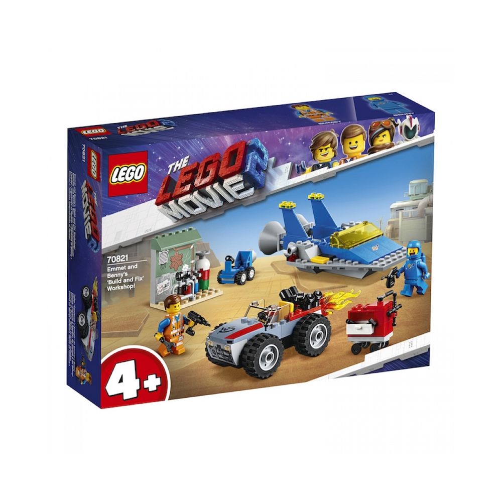 Lego - L'atelier « Construire et réparer » d'Emmet et Benny ! - 70821  - Briques Lego