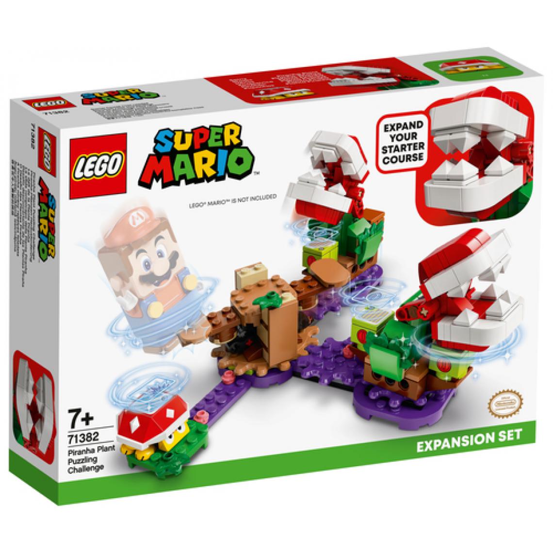 Lego - LEGO Super Mario™71382 Ensemble d'extension Le défi de la Plante Piranha, a combiner avec le Pack de Démarrage LEGO Super Mario™ - Briques Lego