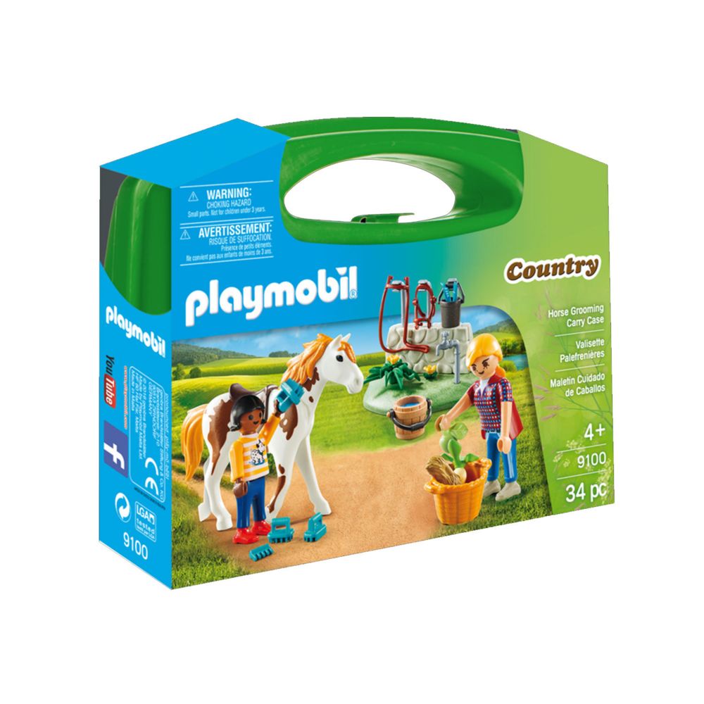 Playmobil - Playmobil 9100 Country : Valisette Palefrenières - Playmobil
