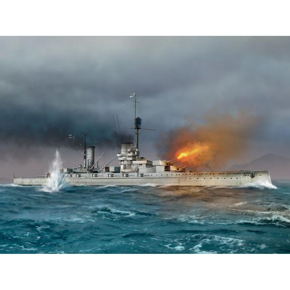Icm - König WWI German Battleship Full hull and waterline- 1:700e - ICM - Accessoires et pièces