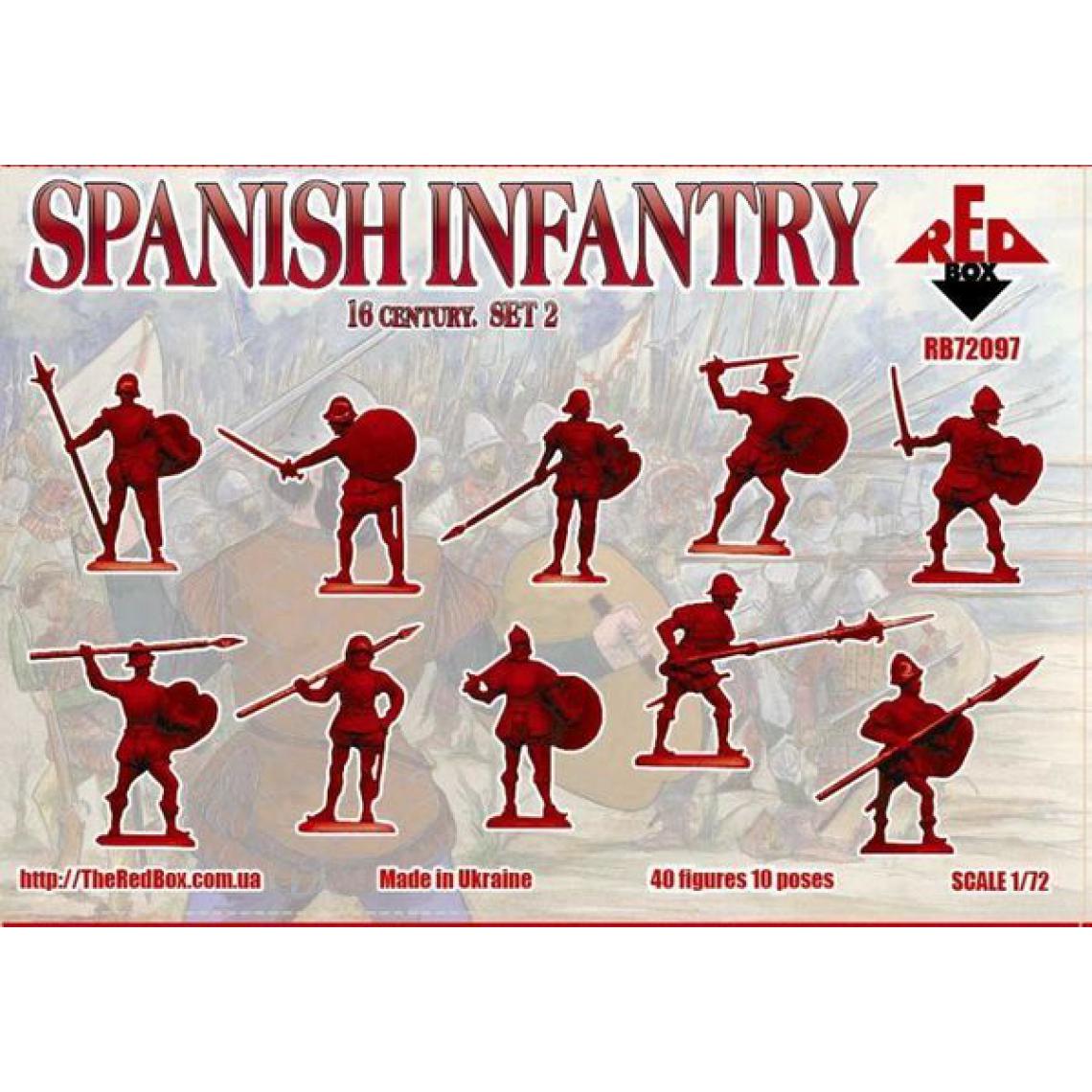 Red Box - Spanish infantry, 16th century, set 2 - 1:72e - Red Box - Voitures RC