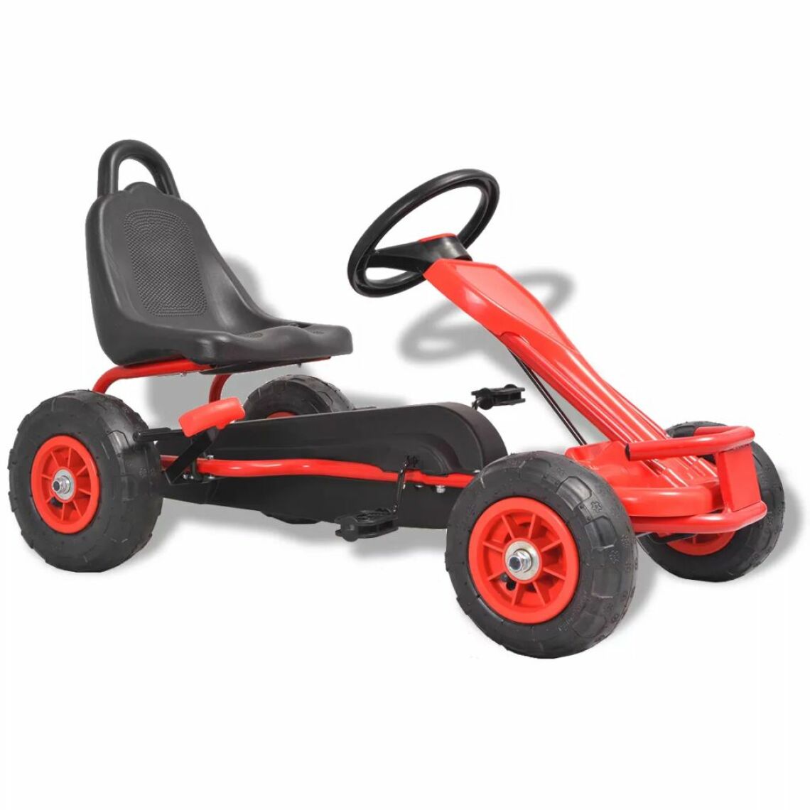 Vidaxl - vidaXL Kart à pédales avec pneus Rouge - Véhicule électrique pour enfant