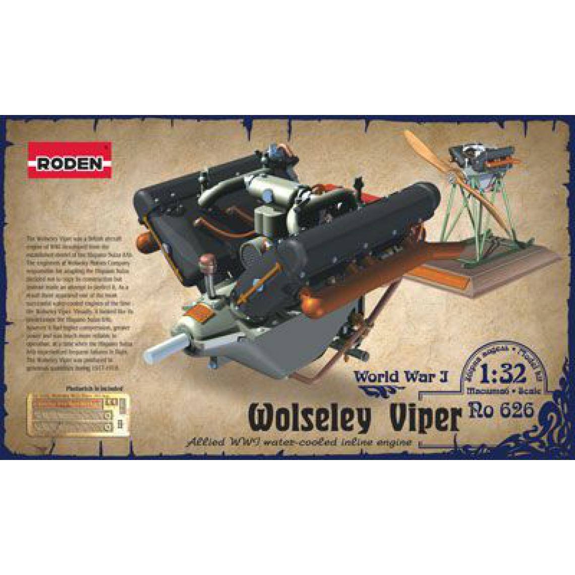 Roden - Woseley W4A Viper - 1:32e - Roden - Accessoires et pièces