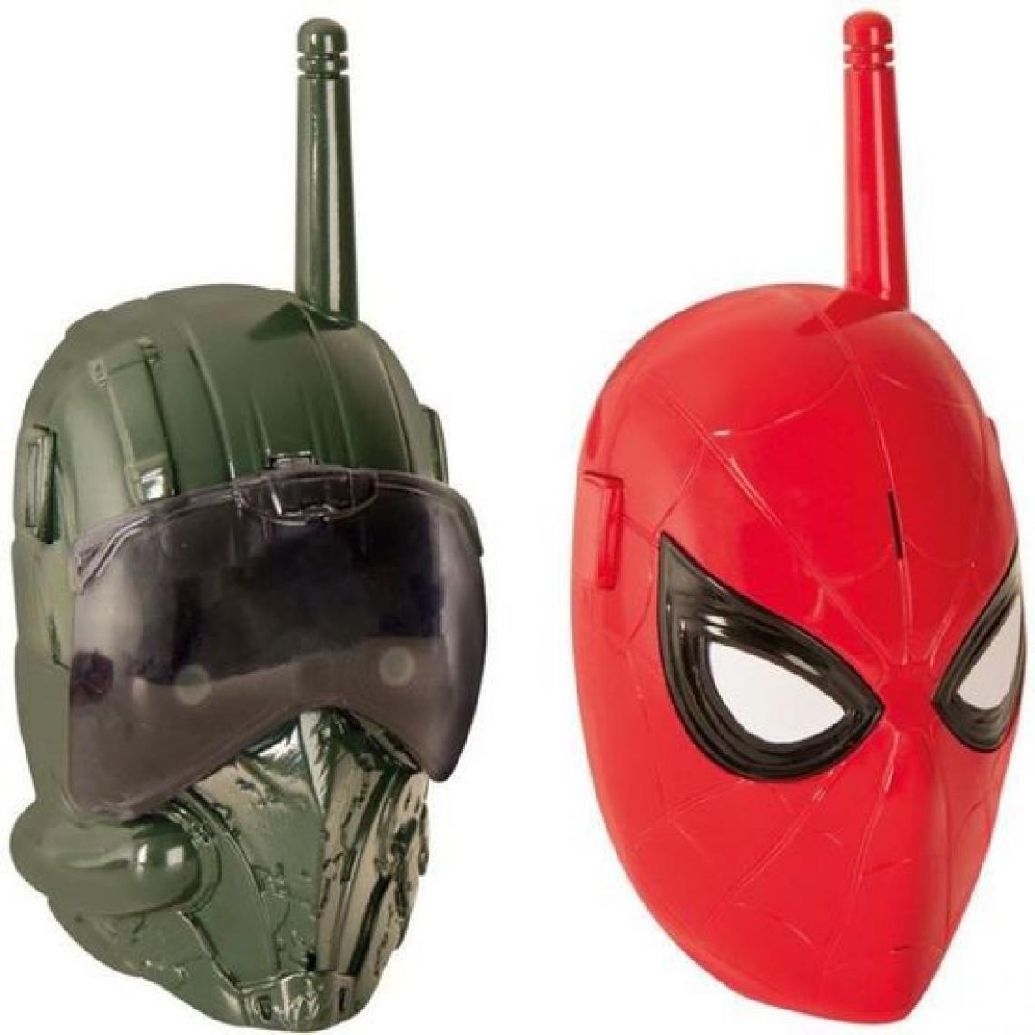 Ludendo - Spiderman Face Talkie-walkie - Téléphones et talkies-walkies enfant