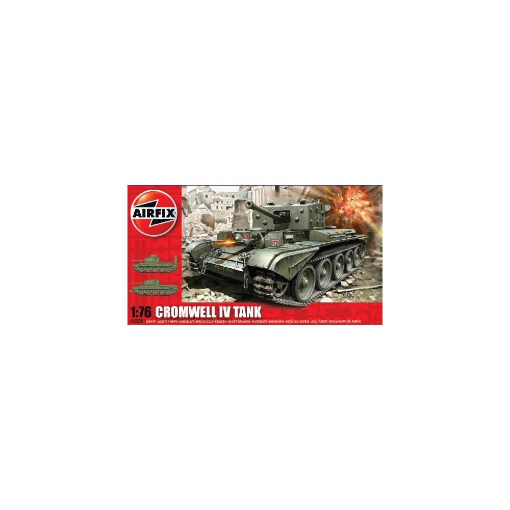 Airfix - Airfix A02338 Cromwell Cruiser Model Building Kit 176 Scale - Voitures