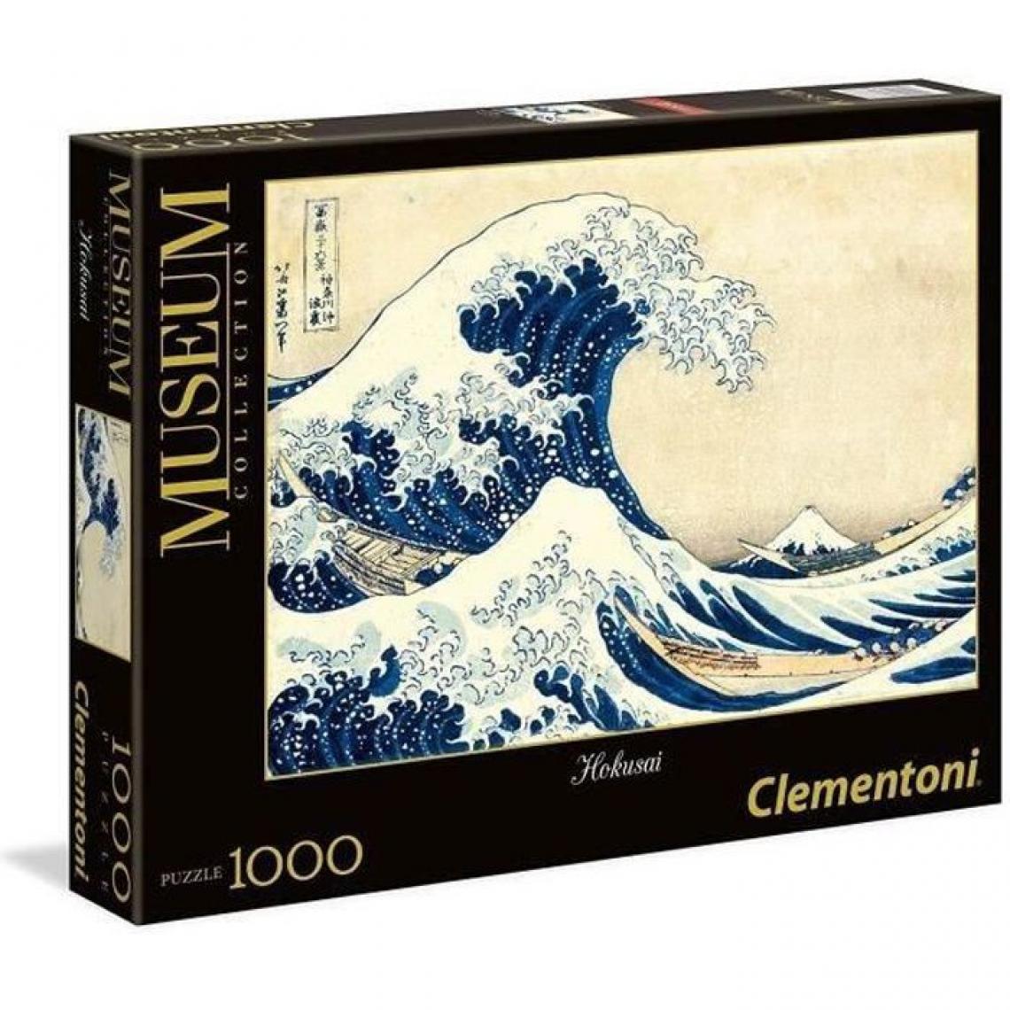 Clementoni - PUZZLE Collection Museum 1000 pieces - Hokusai La Grande Vague - Animaux