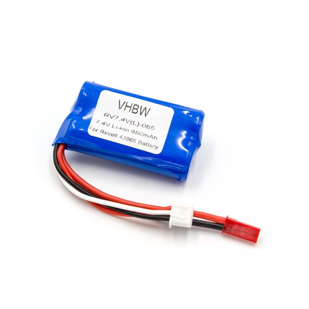 Vhbw - vhbw Batterie Li-Ion 650mAh (7.4V) pour la construction de modèles réduits, drone Quadrofoner UFO Intruder comme Revell 43965. - Accessoires et pièces