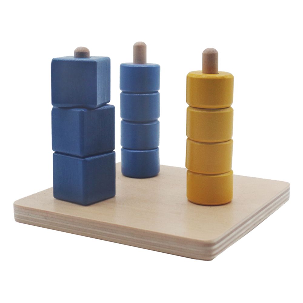 marque generique - Tri jouet empilable puzzle de blocs de couleur - Jeux d'éveil