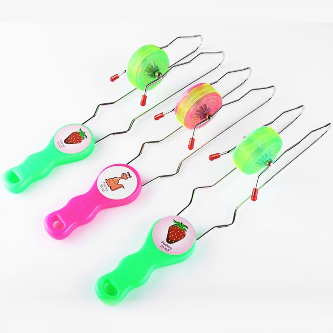 Wewoo - Jeux Jouets Boule colorée créative d'orbite Yoyo de lumière de 3 PCS Flash, livraison aléatoire de couleur - Jeux d'adresse