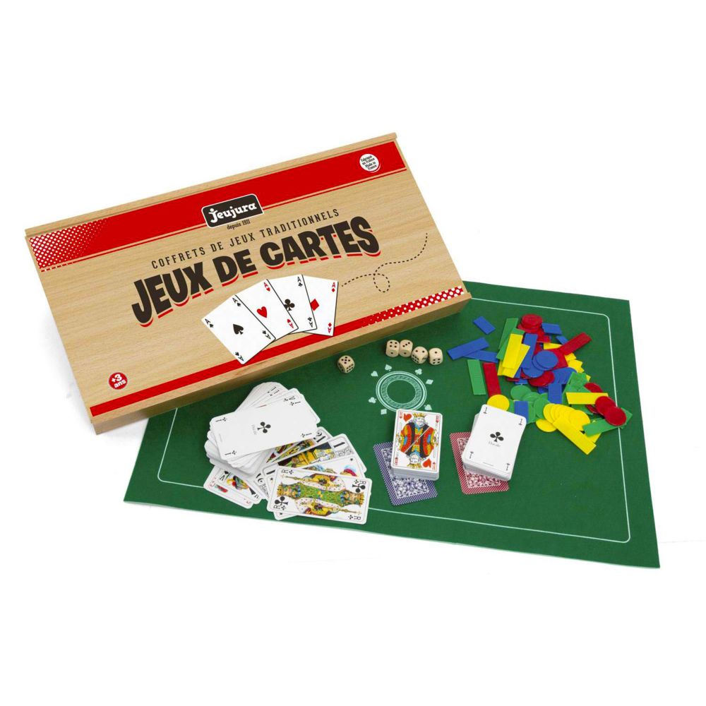 Jeujura - Coffret de jeux de cartes - Jeux de cartes
