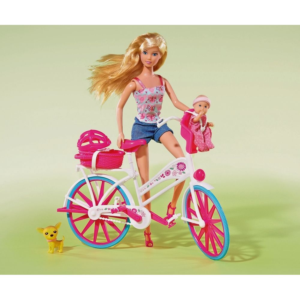 Smoby - Steffi Love et son vélo - 105739050. - Poupées mannequins