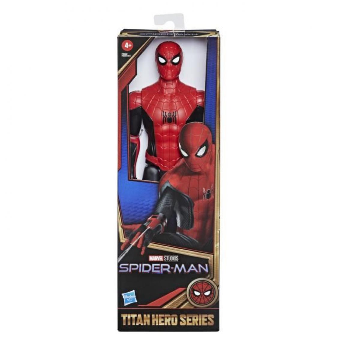 Hasbro - Marvel Spider-Man Titan Hero Series Spider-Man en costume rouge et noir - Films et séries