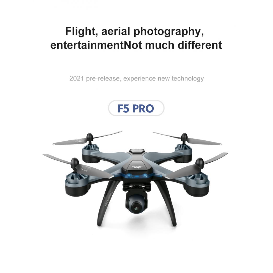 Universal - GPS drone 4K HD caméra quadricoptère professionnel WIFI FPV barométrique altitude tenue RC DRON jouet cadeau | RC Helicopter(Le noir) - Drone