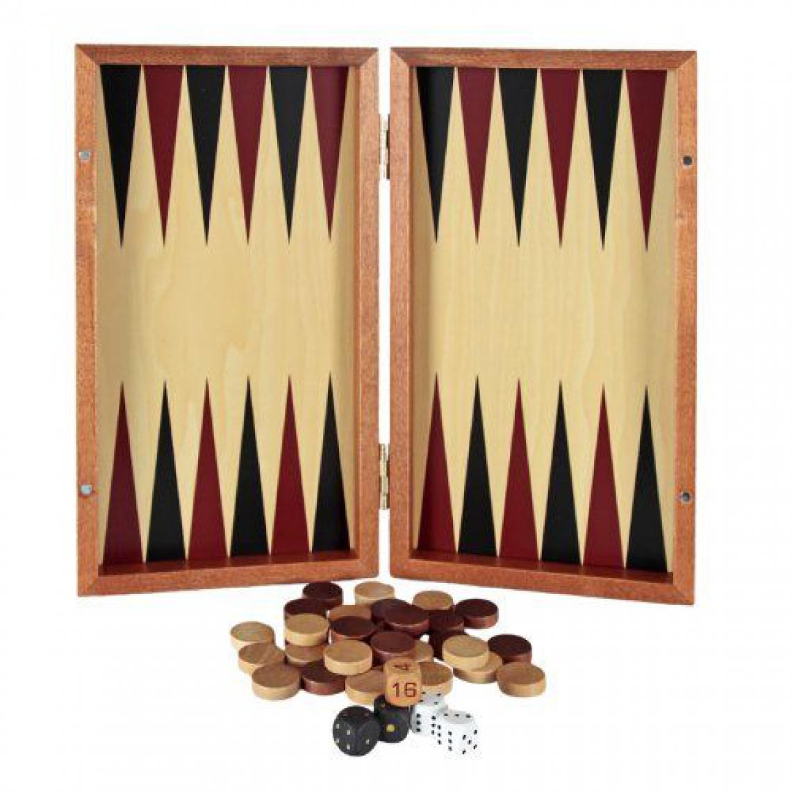Inconnu - Aquamarine Games – Backgammon de Voyage (compudid sg1019) - Les grands classiques