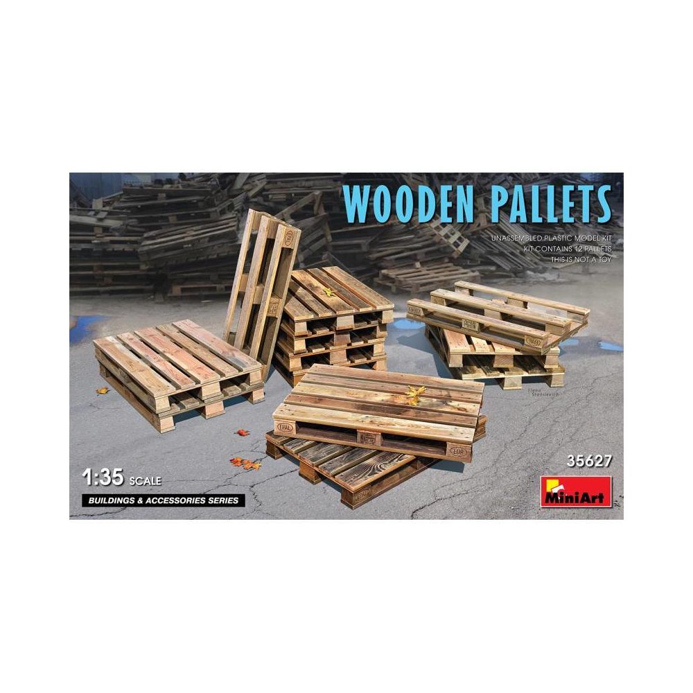 Mini Art - Wooden Pallets - Décor Modélisme - Accessoires maquettes