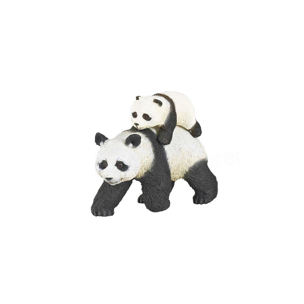 Papo - Figurine Panda et son bébé - Animaux