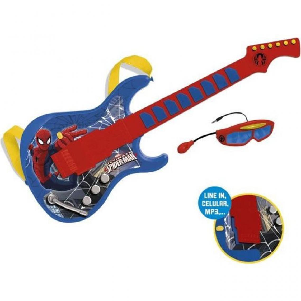 Marvel - SPIDERMAN Guitare avec vraies cordes - Instruments de musique