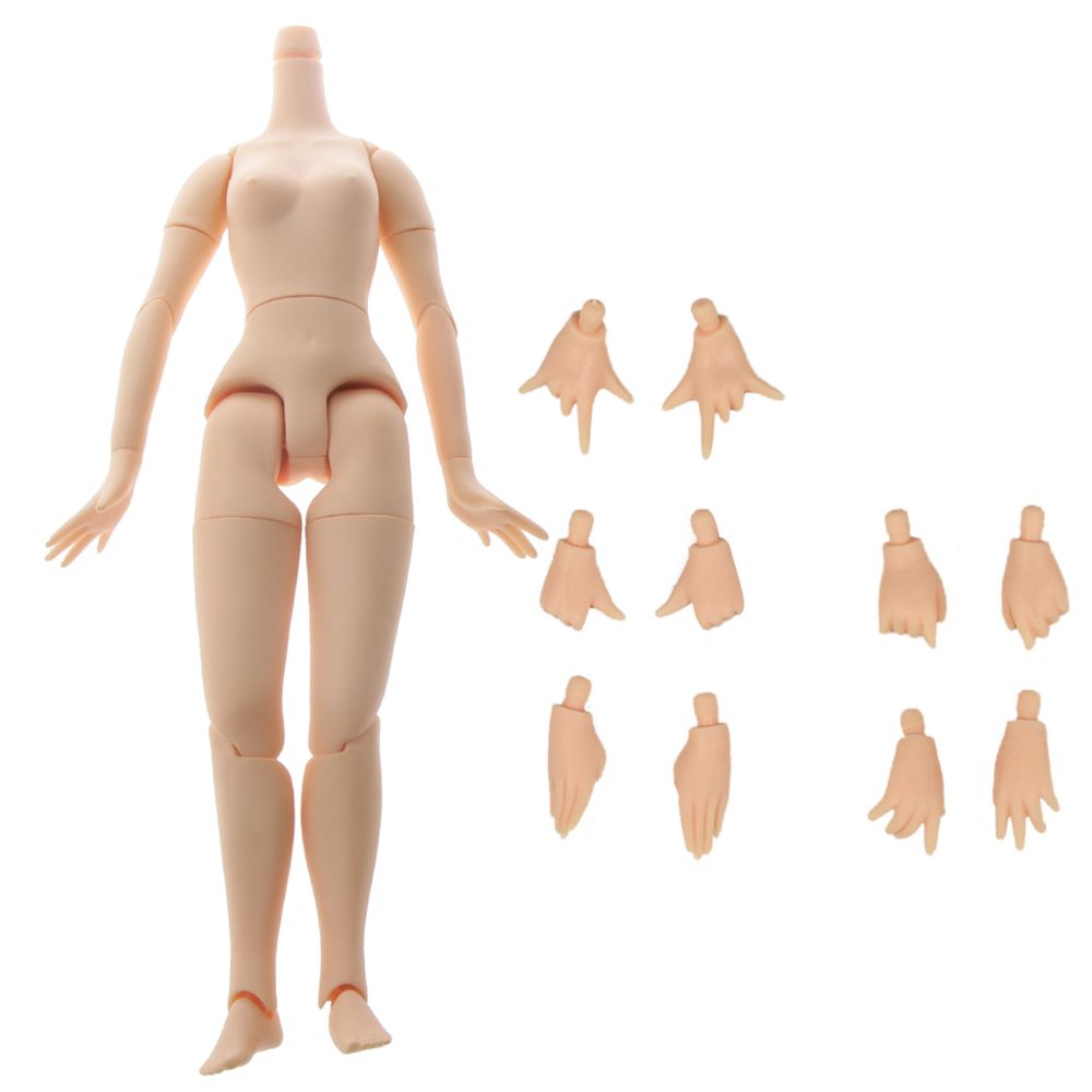 marque generique - Blythe Nude,Blythe Doll Body,1/6 Nude Body,Blythe corps,19 Joints Blythe Nude - Poupons