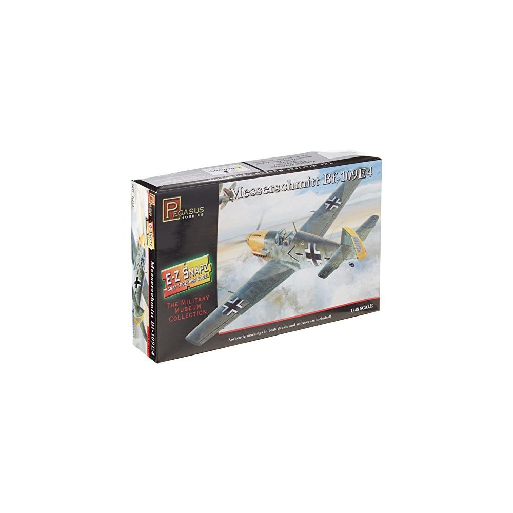 Pegasus Hobbies - Messerschmitt Bf109E4 Aircraft (Snap Kit) 1-48 Pegasus - Avions RC