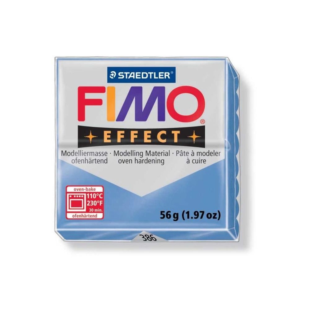 Ferry - FIMO Boîte 6 Pieces Fimo Bleu Agate 386 - Modelage