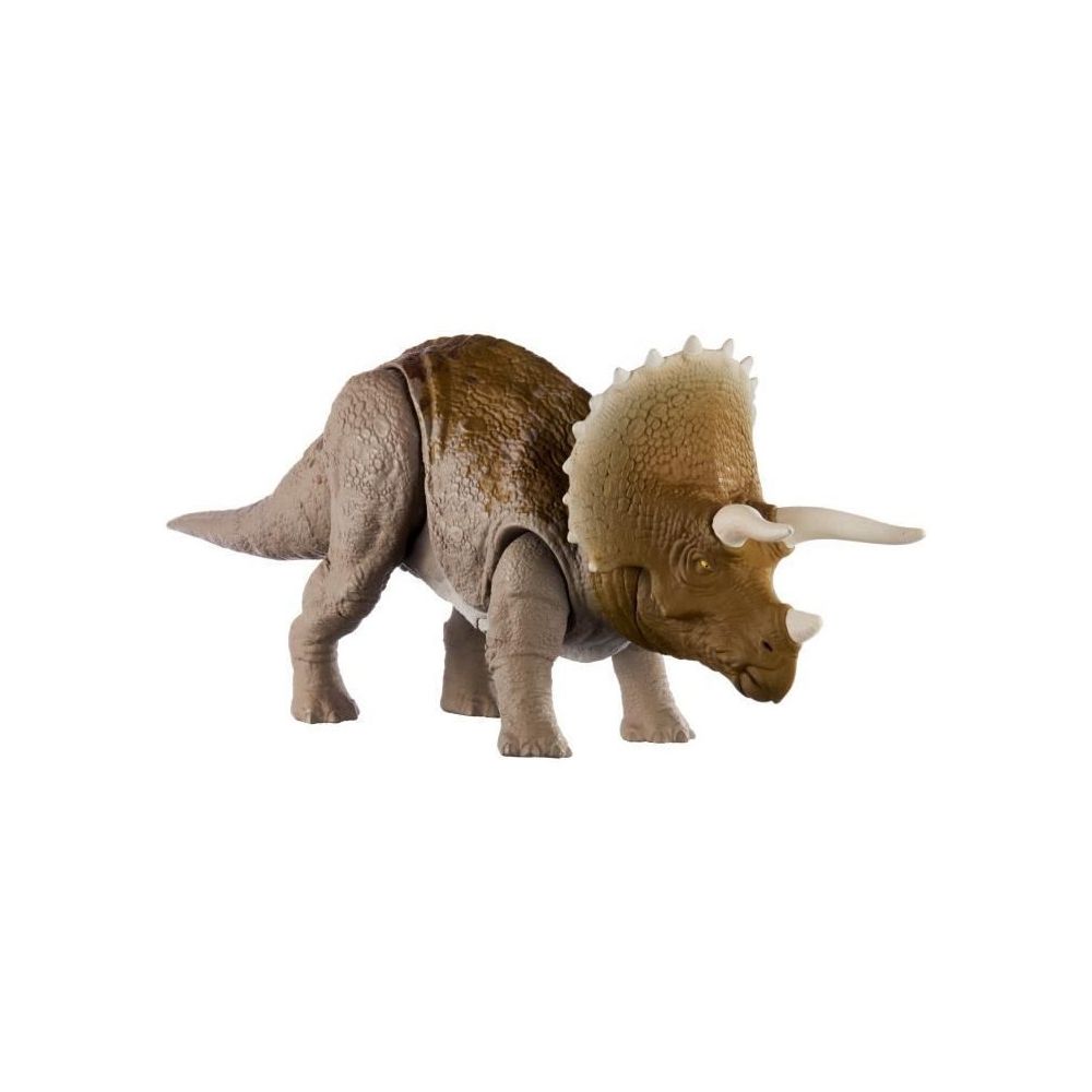 Mattel - JURASSIC WORLD Dino Sonores Triceratops - GJN65 - Figurine dinosaure - 3 ans et + - Films et séries