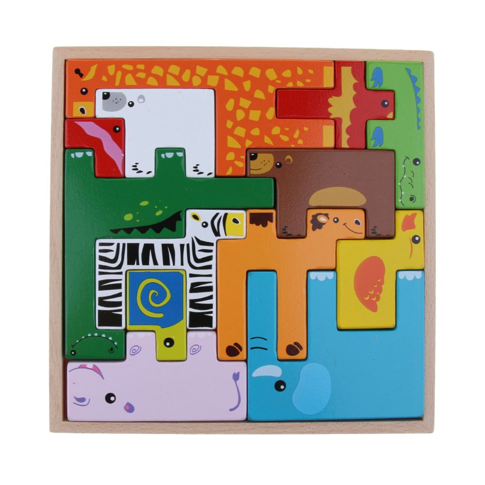 marque generique - Jouet 3d puzzle multicouche cognition couleur - Jeux d'éveil