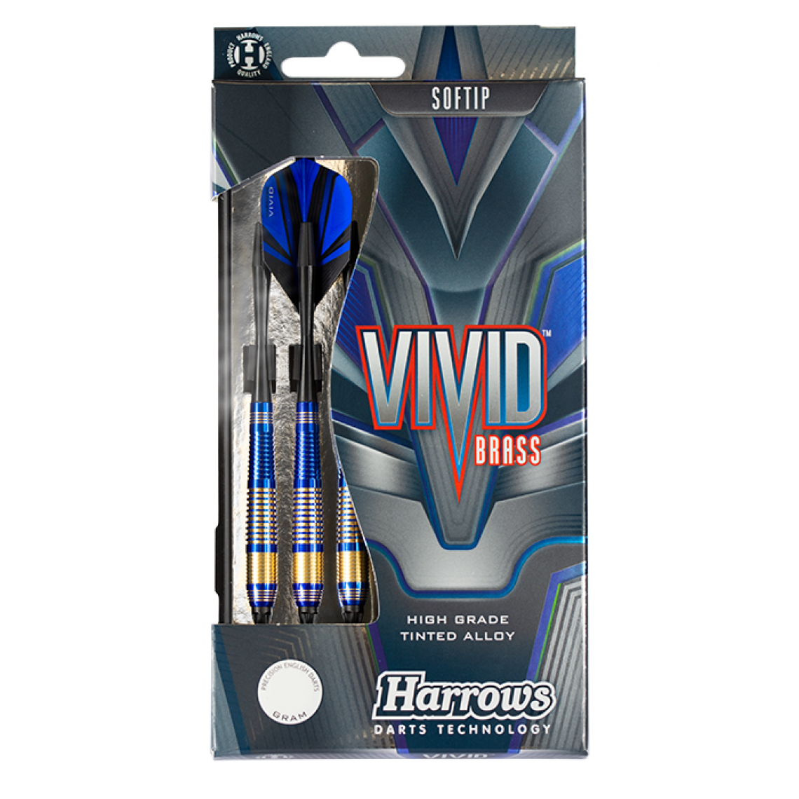 Harrows - Flechettes HARROWS Vivid 18GR Harrows pointe nylon (plusieurs coloris) Noir - Fléchettes