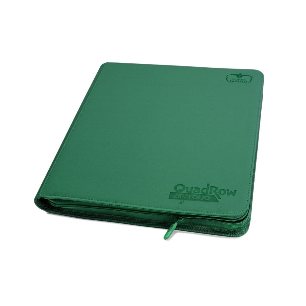 Ultimate Guard - Ultimate Guard - 12-Pocket QuadRow ZipFolio XenoSkin Vert - Jeux de cartes