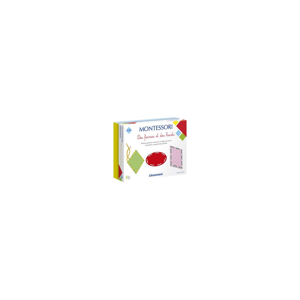 Clementoni - Montessori des formes et des lacets - Jeux éducatifs