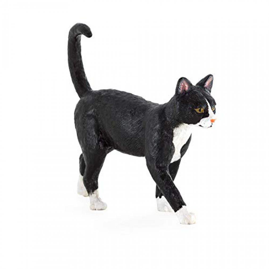 Mojo - Figurine jouet chat noir et blanc MOJO - Animaux