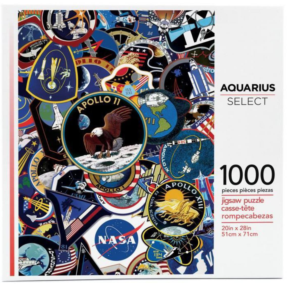 Aquarius - AQUARIUS Puzzle 1000 pieces NASA Mission Patches - 62906 - Animaux