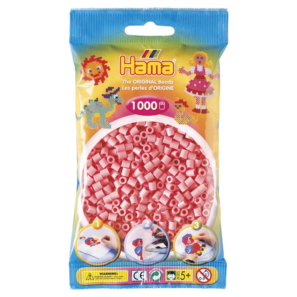 Hama - Sachet de 1000 perles Hama Midi : Rose - Perles