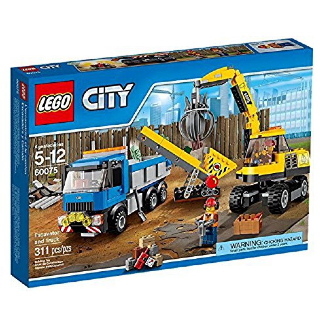 Lego - Pelle et camion LEgO city Demolition 60075 - Briques et blocs