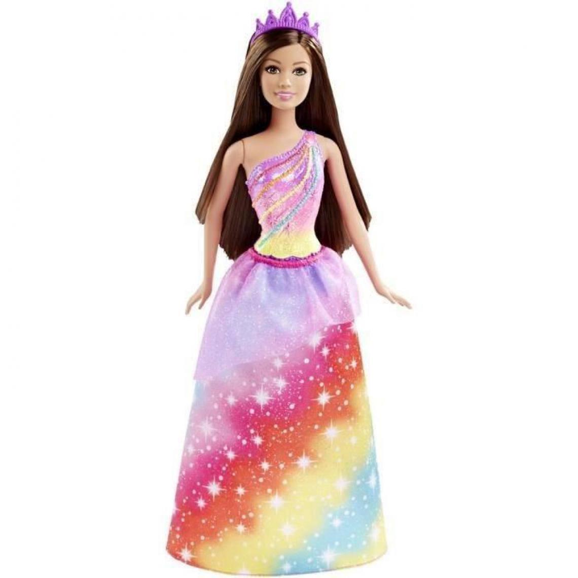 Mattel - Barbie Princesse Arc En Ciel - Poupées