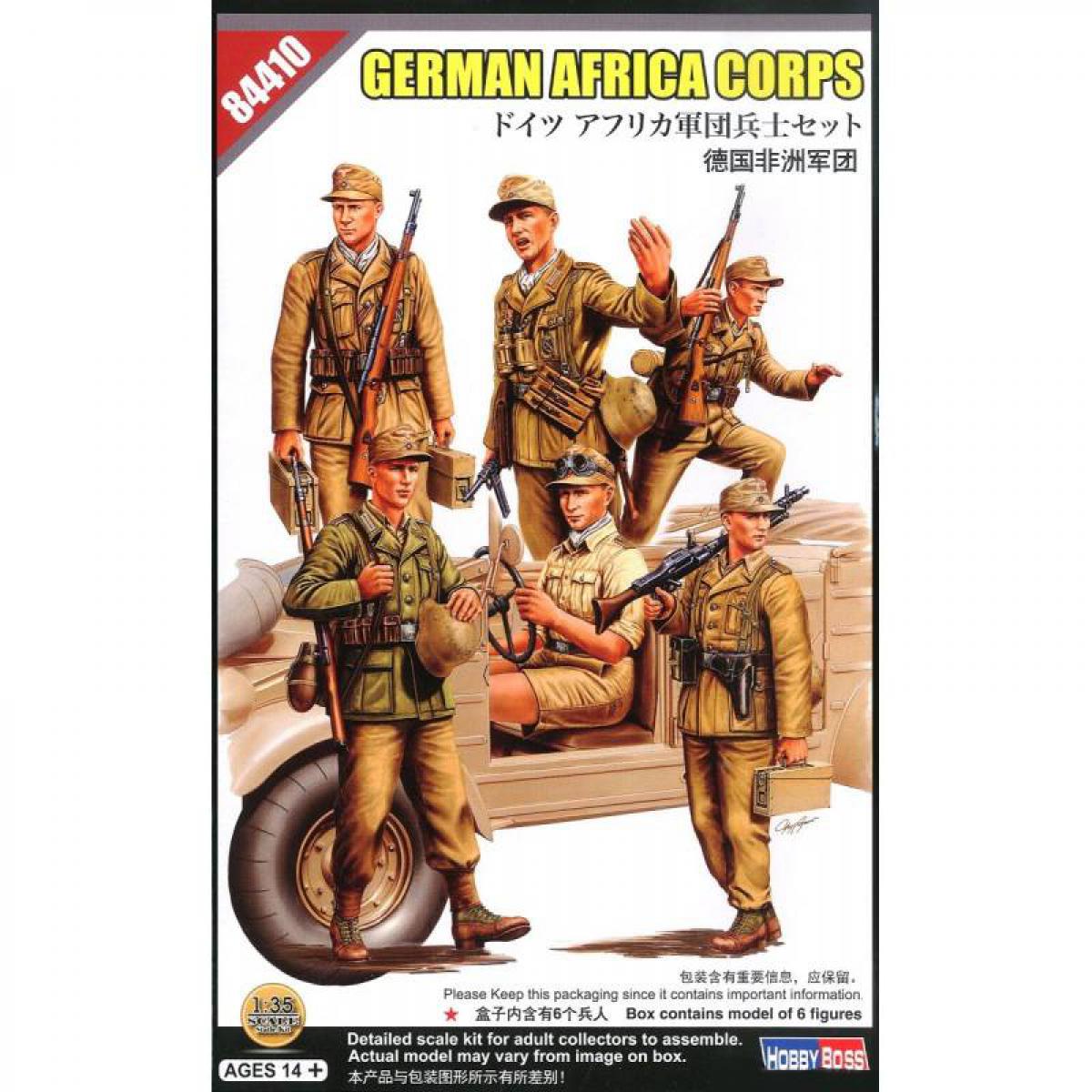 Hobby Boss - Figurine Mignature German Africa Corps - Figurines militaires