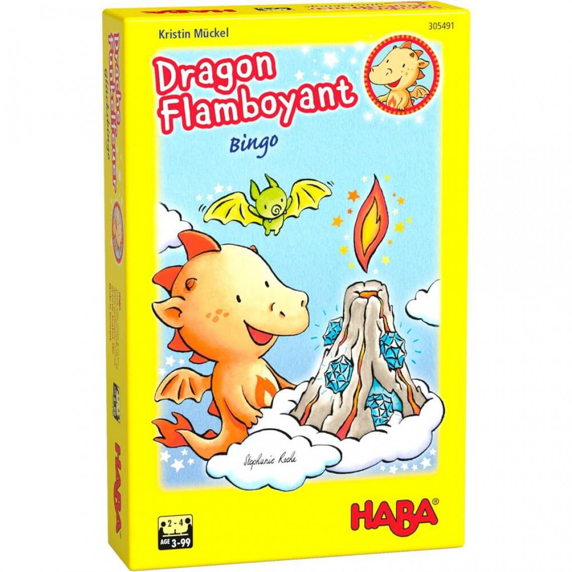 Haba - Bingo Dragon Flamboyant - Jeux d'adresse