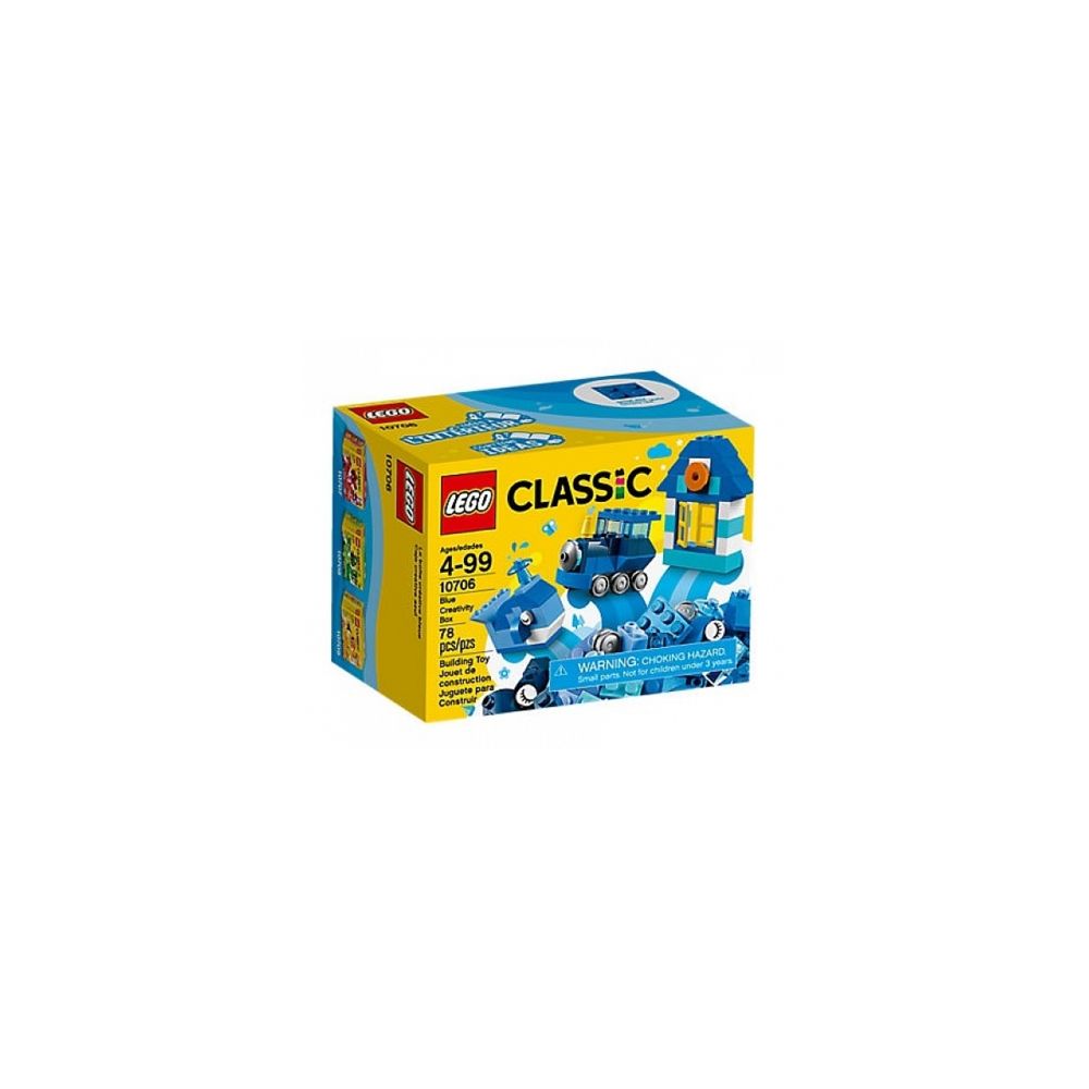 Lego - LEGO® Classic - Boîte de construction bleue - 10706 - Briques Lego