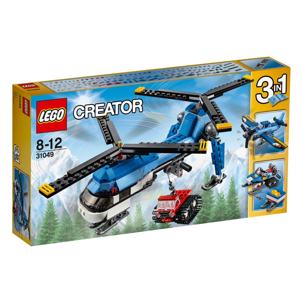 Lego - L'hélicoptère à double rotor - 31049 - Briques Lego