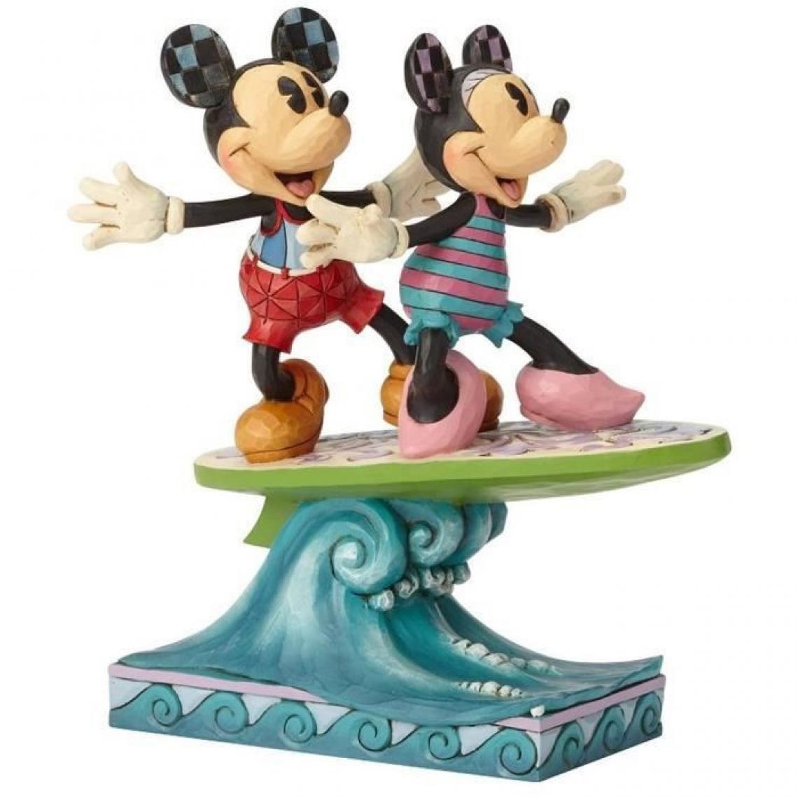 Enesco - Figurine Disney - ENESCO - Minnie et Mickey Surf - Films et séries