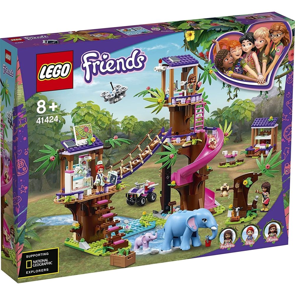 Lego - 41424 La base de sauvetage dans la jungle LEGO® Friends - Briques Lego