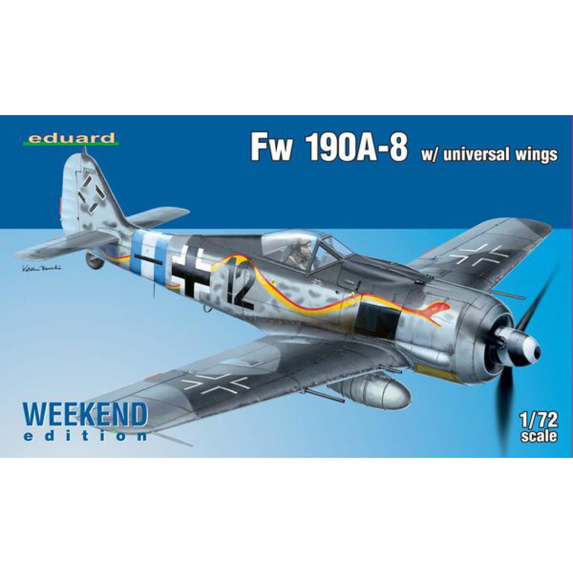 Eduard - Fw 190A-8 w/universal wings Weekend Edit - 1:72e - Eduard Plastic Kits - Accessoires et pièces