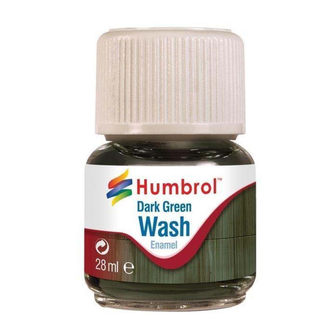 Humbrol - Humbrol Enamel Wash Dark Green 28 ml - Humbrol - Accessoires et pièces