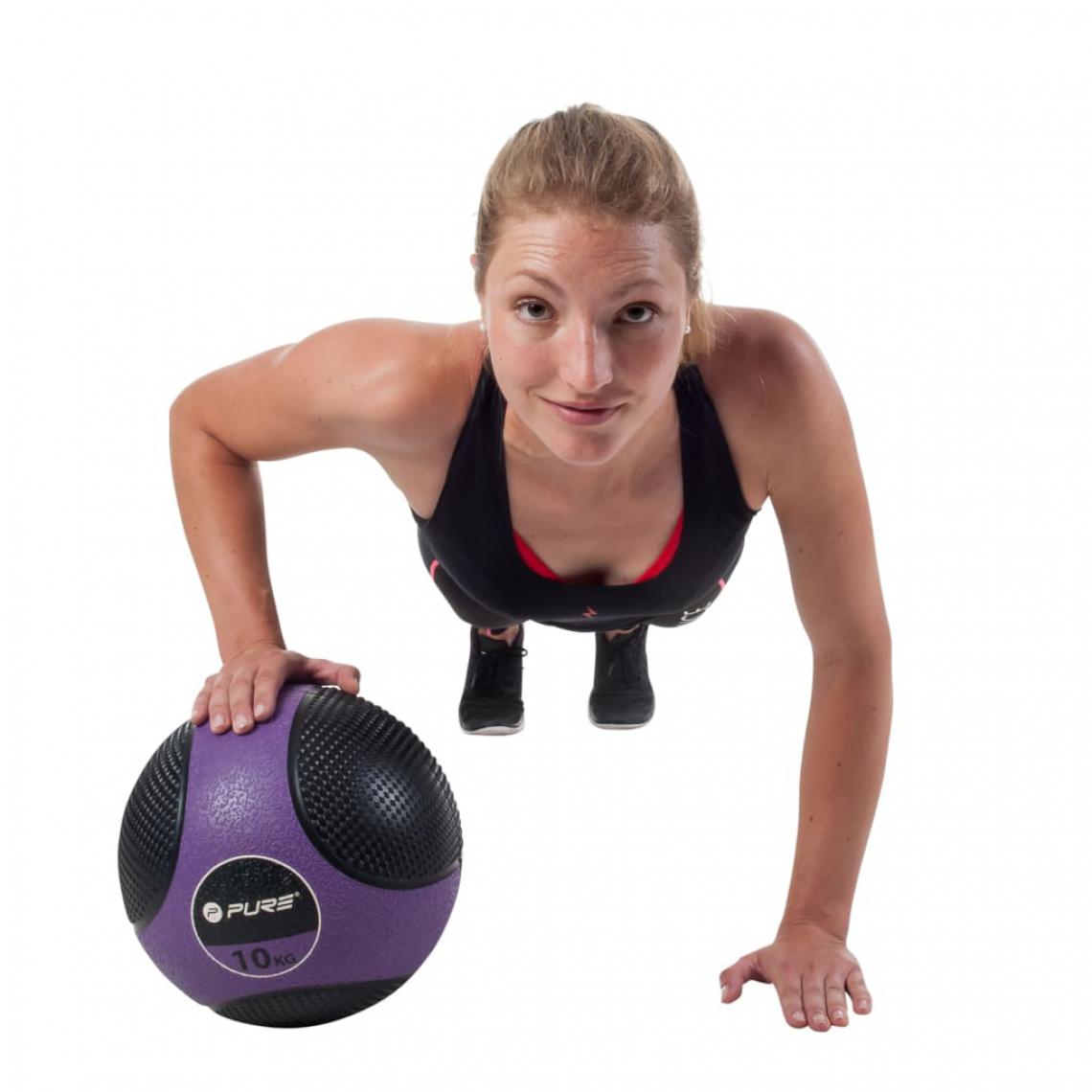 Pure 2 Improve - Pure2Improve Ballon médicinal 10 kg Violet - Jeux de balles