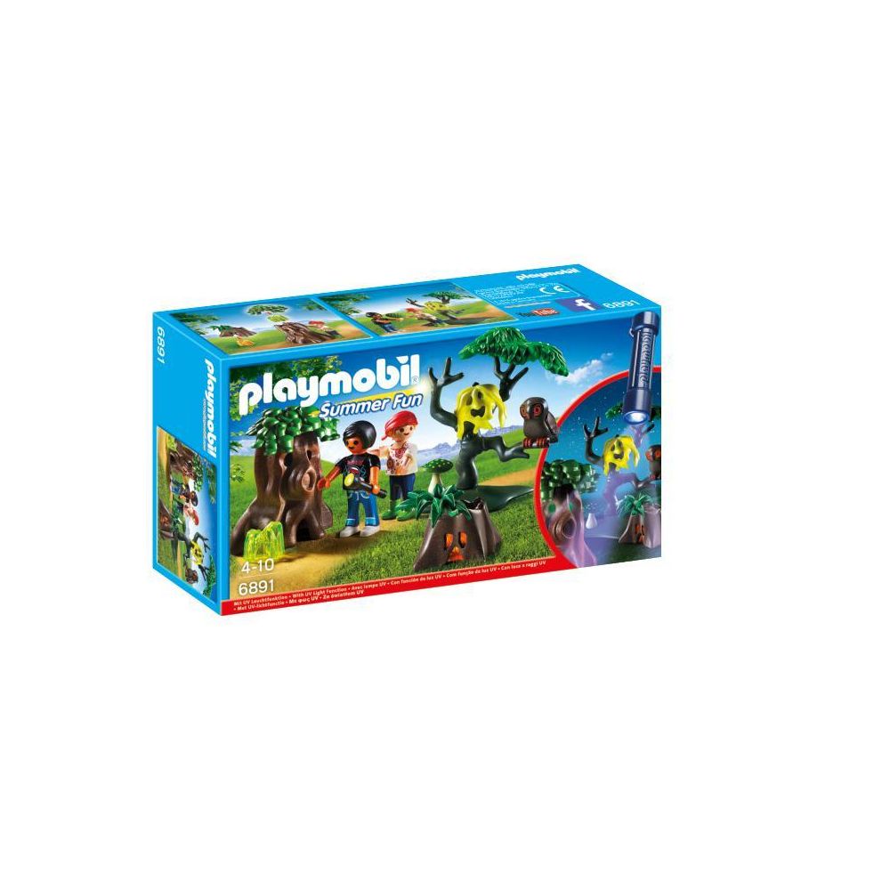 Playmobil - Enfants avec végétation et lampe torche - 6891 - Playmobil