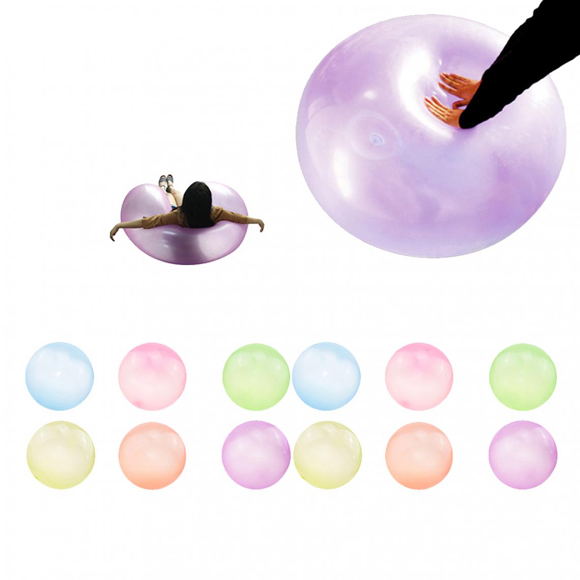 marque generique - 12pcs Bubble Ball, Ballon en TPR Grand Ballon Élastique Résistant à Déchirure Stretch Firm Ball Kids Fun Toy Gift -S - Jeux de récréation