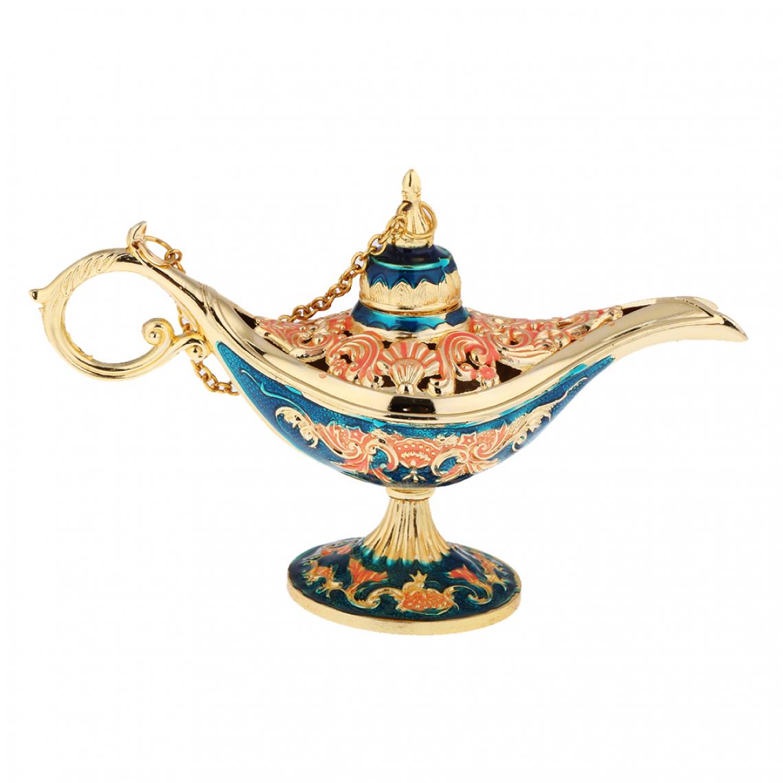 marque generique - 1x Boîte à Bijoux Lampe à L'Huile Style Oriental Aladin Charme Decoration - Perles