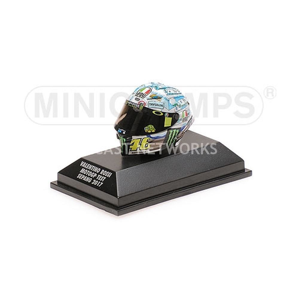 Minichamps - MINICHAMPS - 1/8 - AGV CASQUE MOTO GP TEST SEPANG GP 2017 - 399170076 - Modélisme