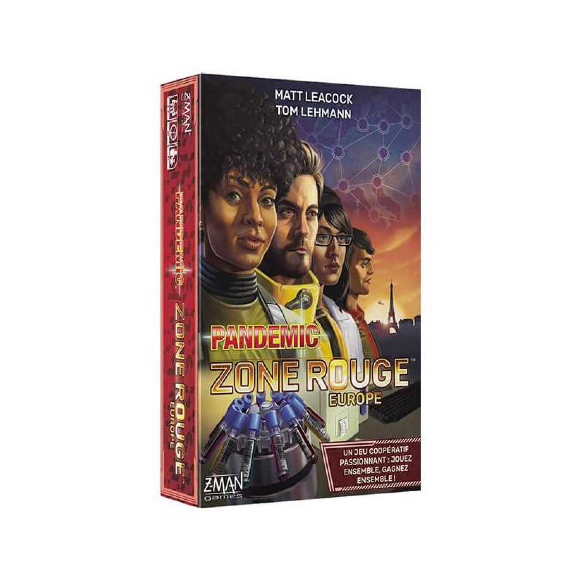 Asmodee - Pandemic Zone Rouge : Europe - Jeux d'adresse