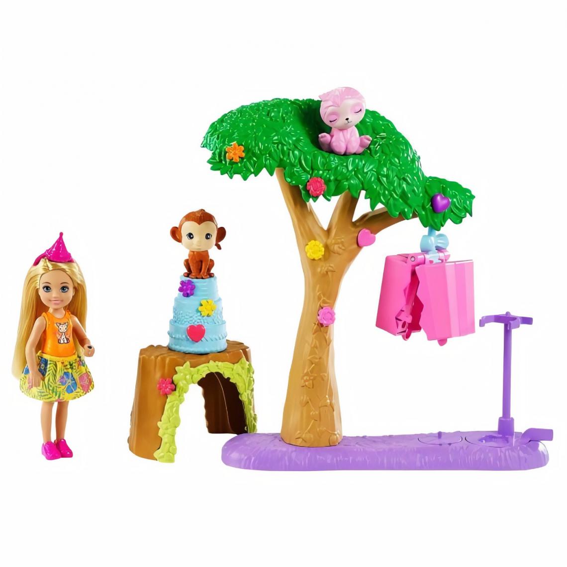 Barbie - Poupée Coffret Chelsea et sa Piñata - Poupons