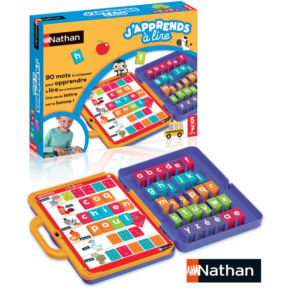 Nathan - Jeu éducatif - J'apprends à lire - 31074 - Jeux éducatifs